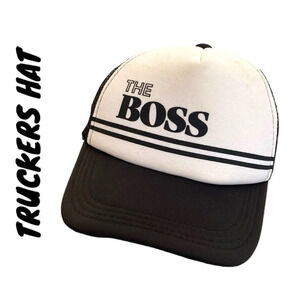 Black & White Truckers Hat
